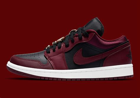 Air Jordan 1 Low Maroon Black Db6491 600