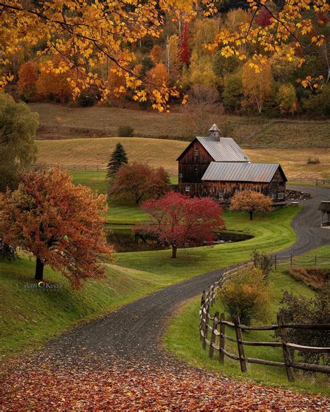 Wistfully Country Beautiful Landscapes Autumn Scenery Country Roads
