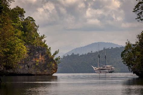 Raja Ampat Islands In West Papua Indonesia Stock Photo Image Of Boat