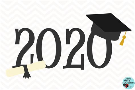 Graduation Cap Svg 2020 Graduate Clipart By Crafty Mama Studios