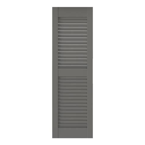 Southern Shutter Heavy Duty Fixed Louver 2 Pack 16 In W X 60 In H