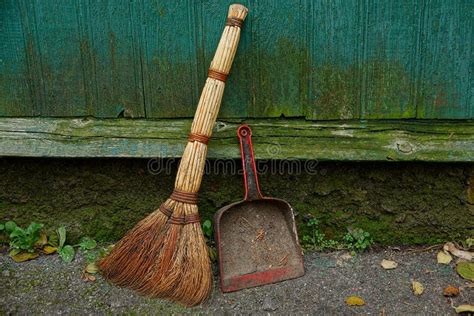 Dirty Broom Stock Photo Image Of Household Sweeping 6977768