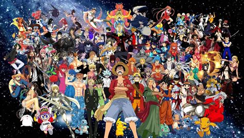すべてのアニメキャラクター壁紙人群集アート出来事カーニバル 752365 Wallpaperuse