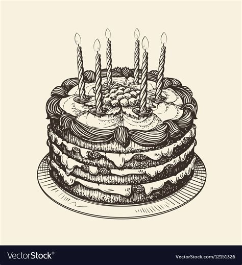 Download 280 birthday cake drawing free vectors. 32+ Awesome Image of Birthday Cake Drawing ...
