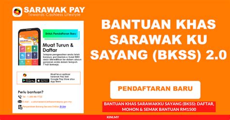 Perkara ini diumumkan oleh yb ds rina binti mohd harun, menteri pembangunan wanita. Bantuan Khas Sarawakku Sayang (BKSS): Daftar, Mohon ...