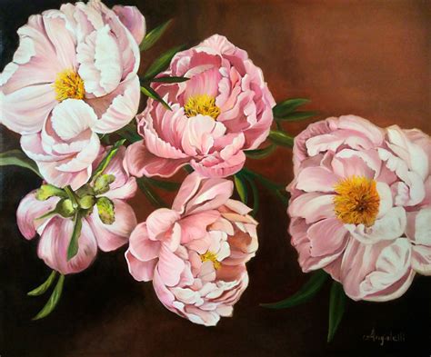 A casa, poiché la cornice è smontata in un pratico pacco e il canvas è arrotolato.pareti di materiali diversi richiedono. Peonie - fiori-natura morta | Dipinto peonia, Dipinti floreali