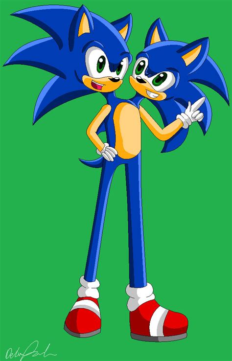 Request Two Headed Sonic By Deethehedgehog On Deviantart
