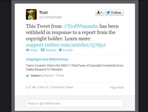 Copyright Infringing Tweets Now Withheld Not Removed Digital Trends