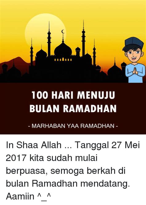 Berapa Hari Lagi Menuju Ramadhan 2019