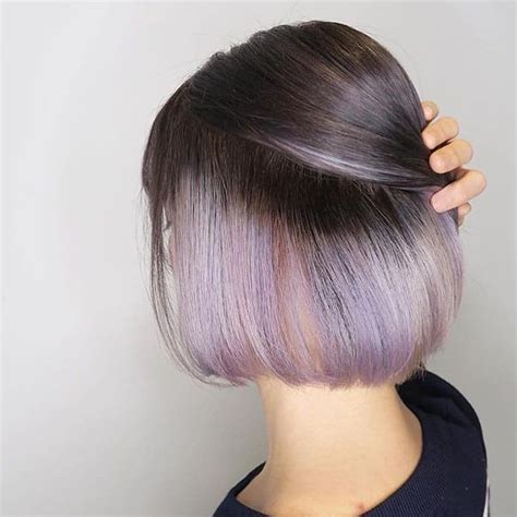 Lavender Peek A Boo Pravanaindonesia In 2019 Hair Color Short