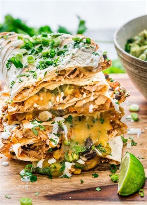 Preheat oven to 350 degrees f (175 degrees c). These Chicken Enchilada Quesadillas will surely satisfy ...