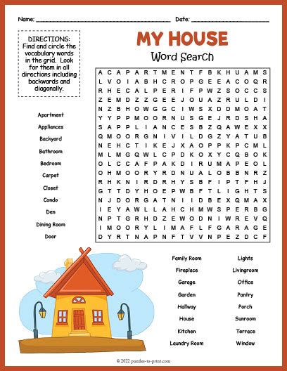House Word Search