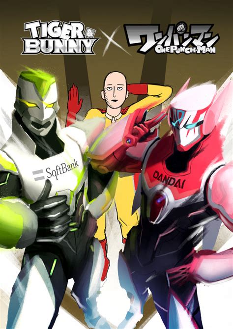 Tiger And Bunny X One Punch Man By Nopejun On Deviantart