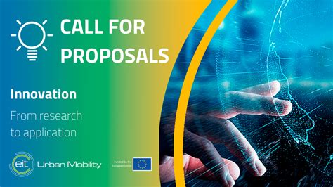 Eit Urban Mobility Call For Proposals For Innovation Eit