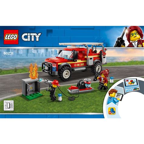 Lego Fire Chief Response Truck Set 60231 Instructions Ph