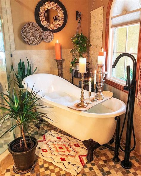 Photo B Boho Bathroom Boho Bathroom Decor Bohemian Bathroom