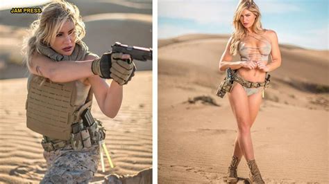 Worlds Hottest Marine Shannon Ihrke Strips Down In New Desert Photo Shoot Fox News