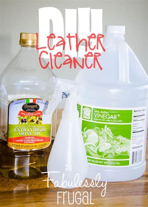 Diy sites often advise you to use olive oil as a conditioner on leather. DIY 2 Ingredient Leather Cleaner and Conditioner ...
