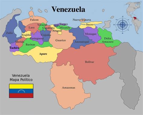 Mapa De Venezuela Mochileros Viajeros