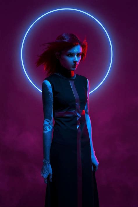 Best Neon Girl Wallpaper Neon Girl Cyberpunk Art Fantasy Concept Art
