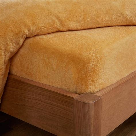 Brentfords Teddy Fleece Fitted Sheet Thermal Warm Soft Luxury Cosy