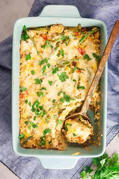 We topped it w/salsa and sour cream. Cajun Turkey Casserole (Low Carb + Gluten-Free) - Healthy Delicious