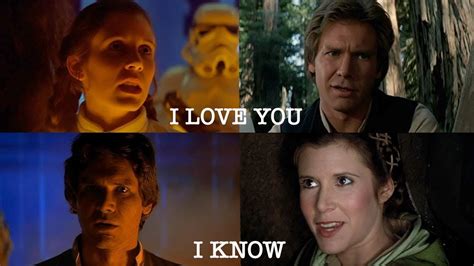 Leia And Han I Love You I Know Star Wars Youtube