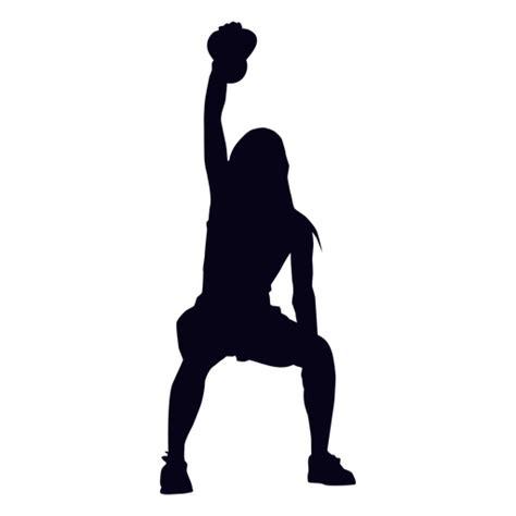 Kettlebell Lifting Crossfit Silhouette Transparent Png