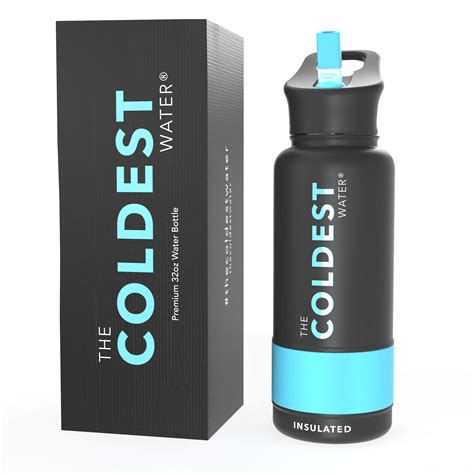 the coldest sports water bottle 32 oz wide mouth insulated stainless steel hydro thermos cold