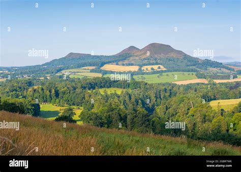 A View Of The Eildon Hills From Scotts View In The Scottish Borders