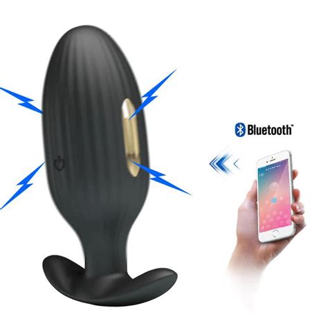 wireless remote control electrick shock anal butt plug vibrator phone