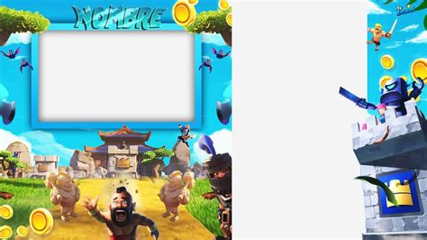 The Best Overlay Template For Clash Royale Ps Y Android Youtube