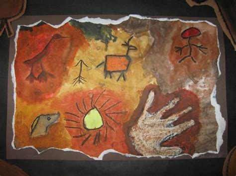 The Paper Pear 4th Grade Cave Paintings