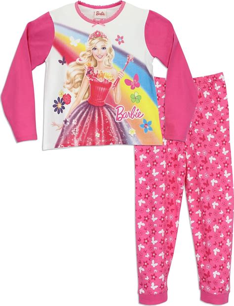 Barbie Girls Pajamas Size 7 Amazonca Clothing And Accessories