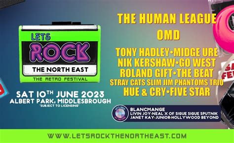 Lets Rock The North East Tickets Albert Park Middlesbrough 1006