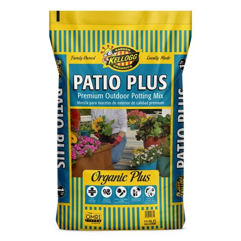 Kellogg Garden Organics 15 Cu Ft Patio Plus Premium Outdoor Potting