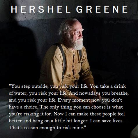 Love girls girls are disgusting. "You step outside, you risk your life." - Hershel Greene | The walking dead, Walking dead series ...
