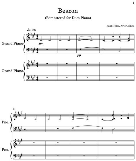Beacon Sheet Music For Piano
