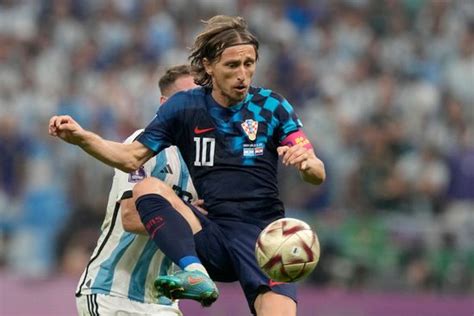 Croatias Luka Modric Controls Ball During Editorial Stock Photo Stock