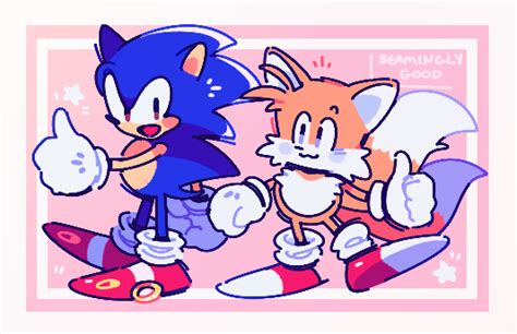 Sonic And Tails Sonic The Hedgehog Fan Art 44489752 Fanpop