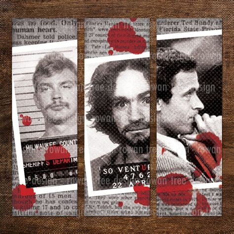 Serial Killers Digital Collage Sheet 1x3in True Crime No 0141 Etsy