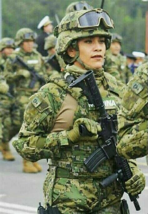 Mexican 🇲🇽female Marine Soldier Infantería De Marina De México 🇲🇽