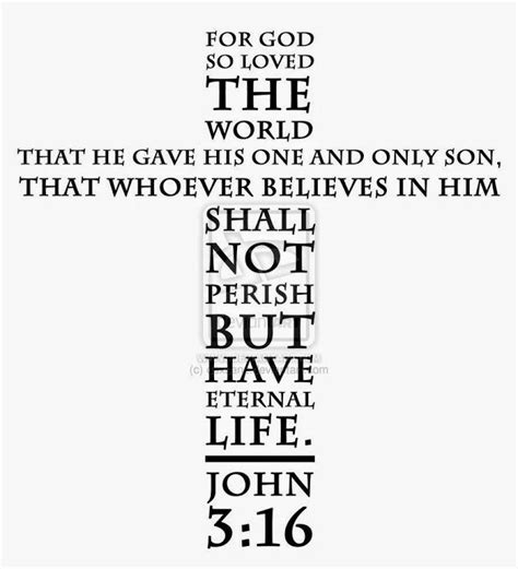 John 316 For God So Loved The World That He Gave His One And Only Son That Whoever Believes In