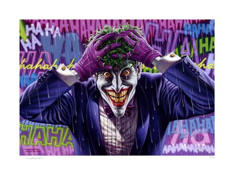 DC Comics Joker Last Laugh Art Print Jason Edmiston Figurky a sošky Fate Gate