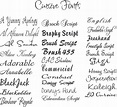Tattoo Fonts for Men and Women | Tattoo Font Styles
