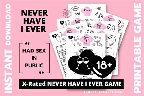 Never Have I Ever Sex Game Ladies Night Printable Instant Etsy