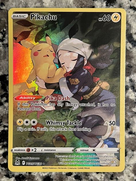 Mavin Pokemon Lost Origin Pikachu Trainer Gallery Rare Holo Tg05tg30