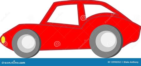 Red Cartoon Car Stock Photography Image 12990352