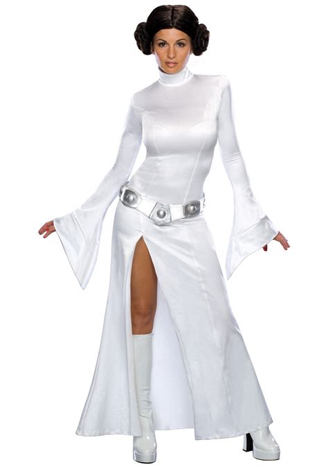 Sexy Princess Leia White Dress Costume Womens Star Costumes