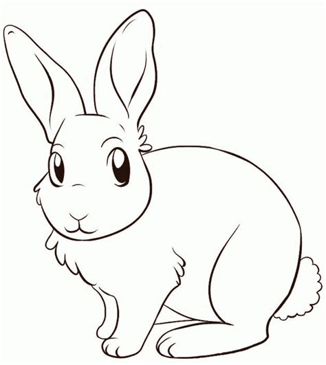 Dibujos De Conejos Para Colorear ★ Imágenes Para Imprimir Y Pintar